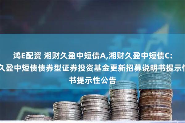 鸿E配资 湘财久盈中短债A,湘财久盈中短债C: 湘财久盈中短债债券型证券投资基金更新招募说明书提示性公告